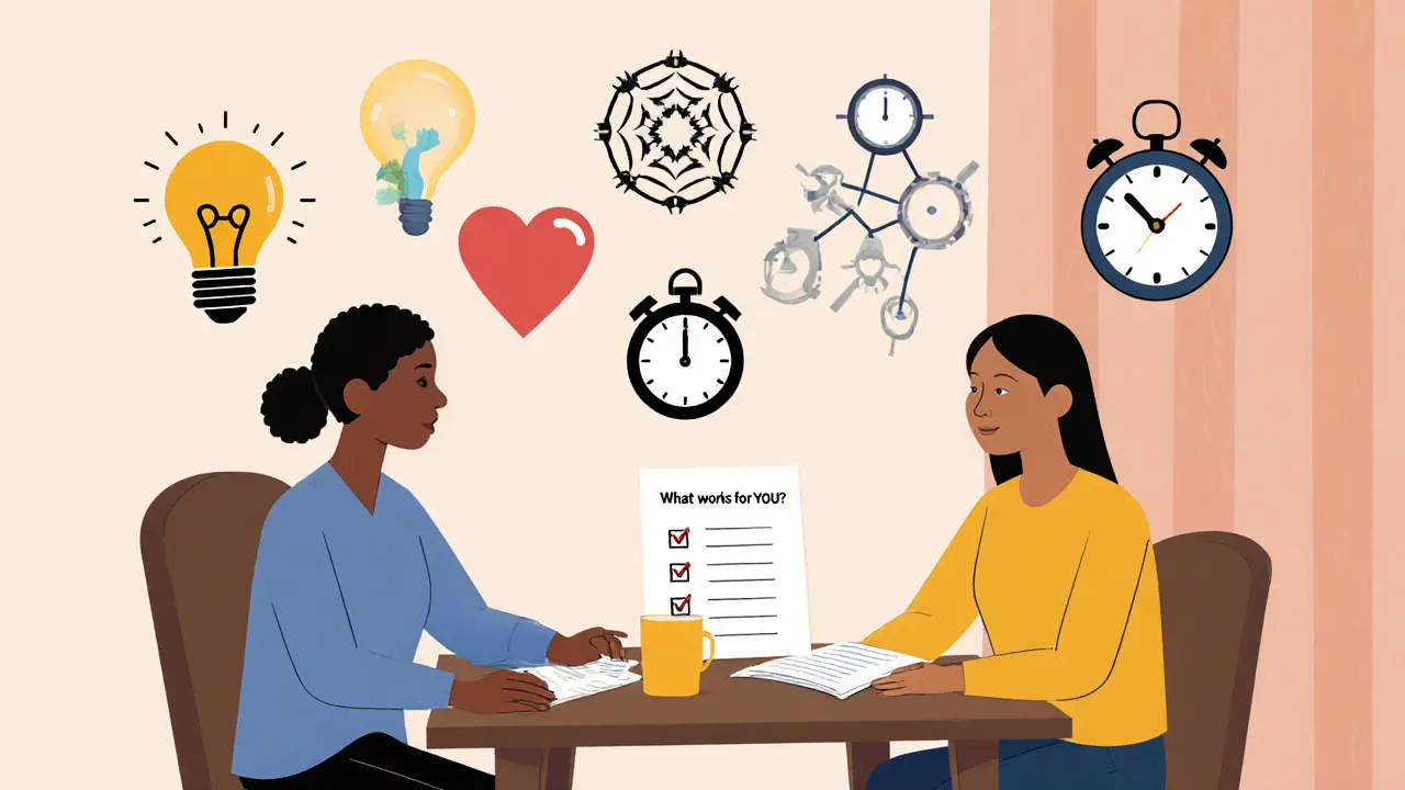 Eklektická psychoterapie: Jak bezpečně kombinovat techniky napříč směry