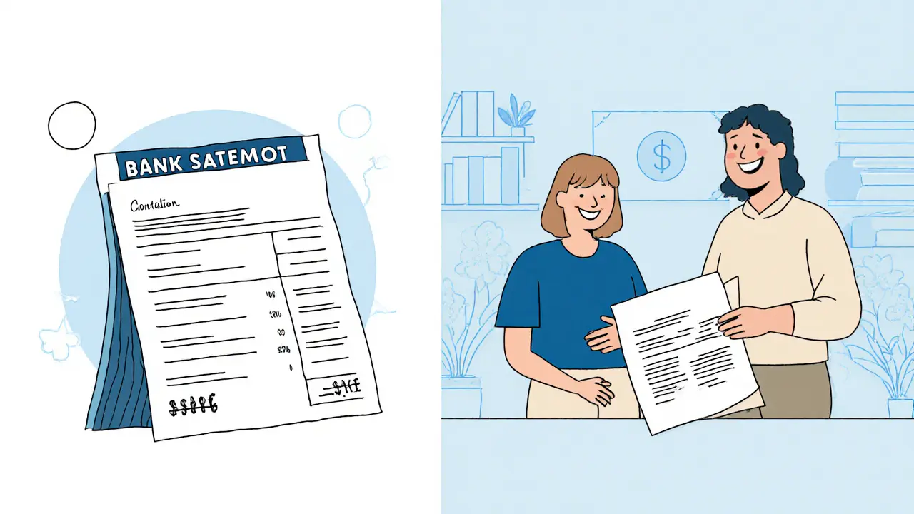 Člověk porovnává finanční situaci s dohodou o terapii.