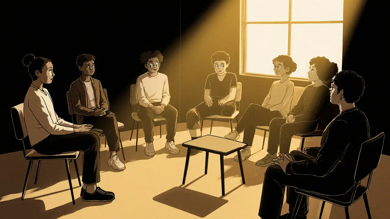 Skupinová terapie pro závislé: Jak vrstevnická podpora mění léčbu závislostí