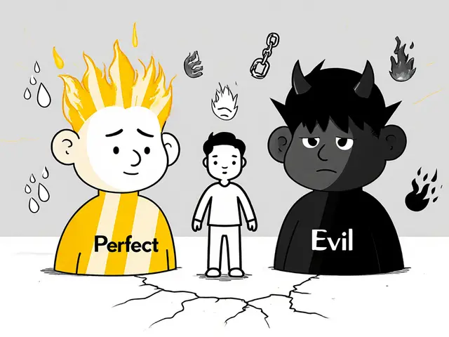 Jak pracovat s černobílým myšlením v psychoterapii: Přístupy k rozštěpení u hraničních poruch osobnosti