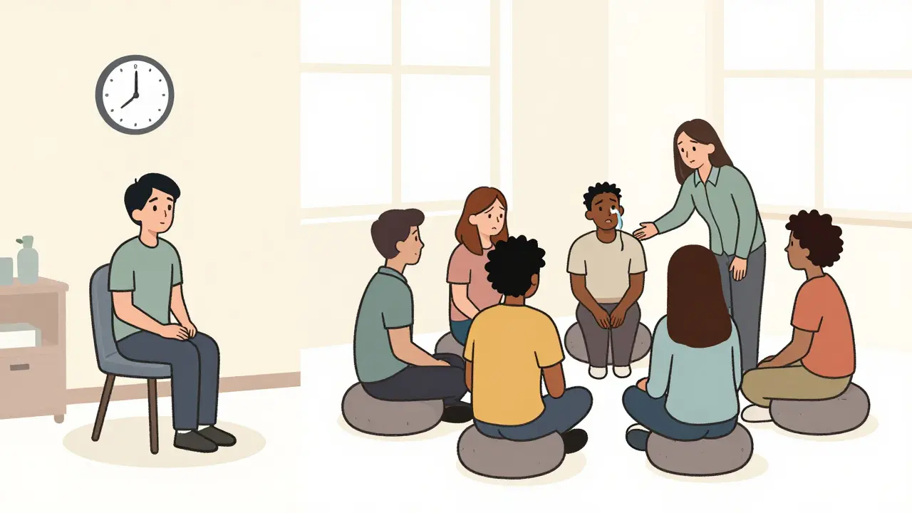 Individuální vs. skupinová terapie: Cenový rozdíl a co za cenu dostanete