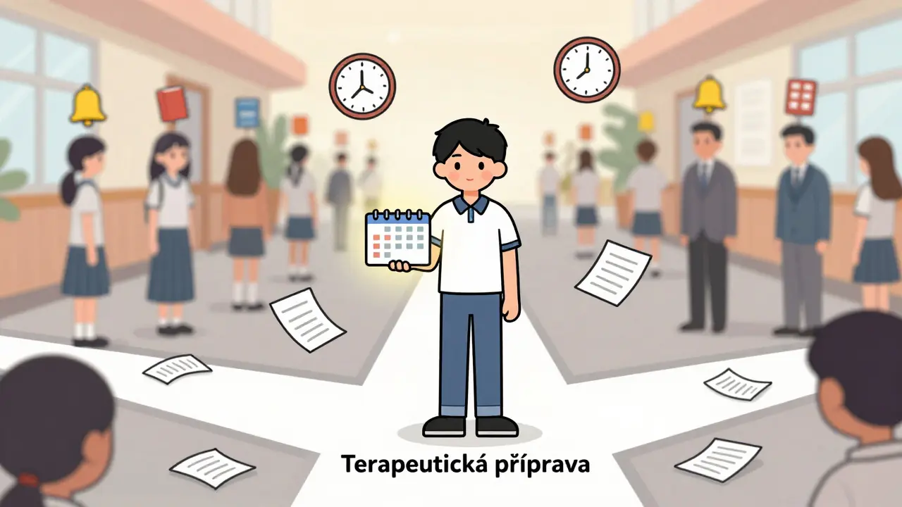 Přechod na střední a vysokou školu s ADHD: Jak terapeutická příprava pomůže studentovi přežít a uspět