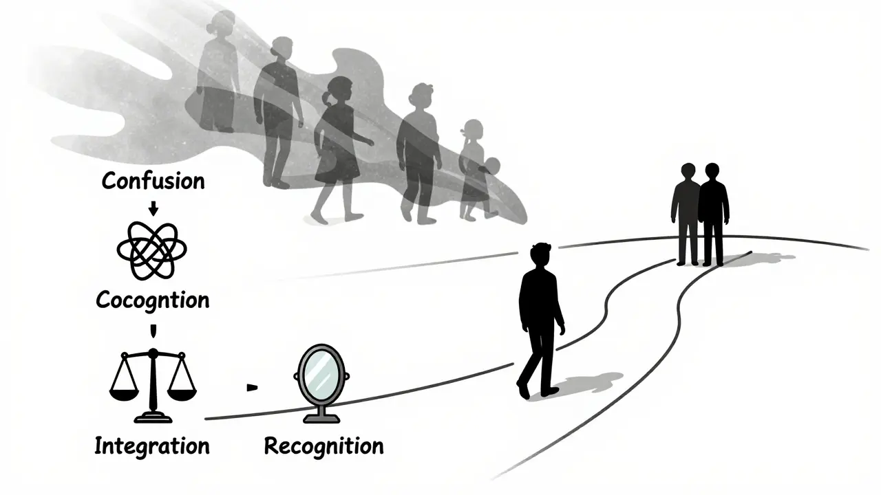 Cesta k integraci sebe sama: od zmateku přes sebepoznání k vnitřní rovnováze.
