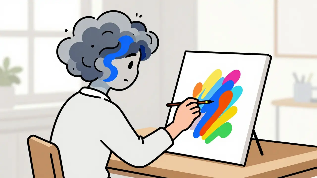 Arteterapie vs. muzikoterapie: Kdy vybrat obraz a kdy hudbu?