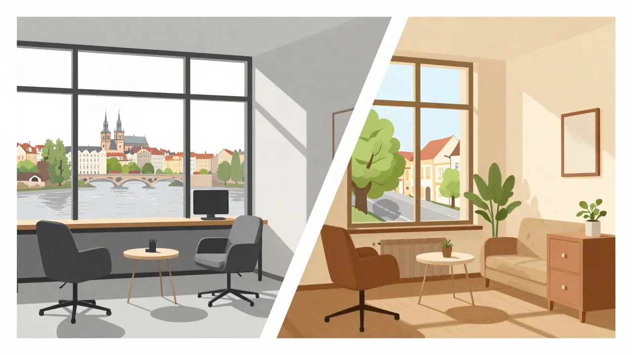 Proč je terapie v Praze dražší? Rozdíly v cenách mezi hlavním městem a regiony