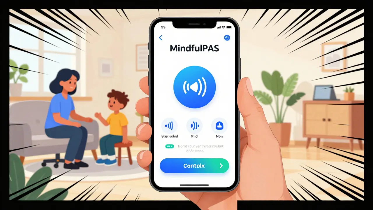 Aplikace pro mindfulness a terapeutická interakce v jasném stylu