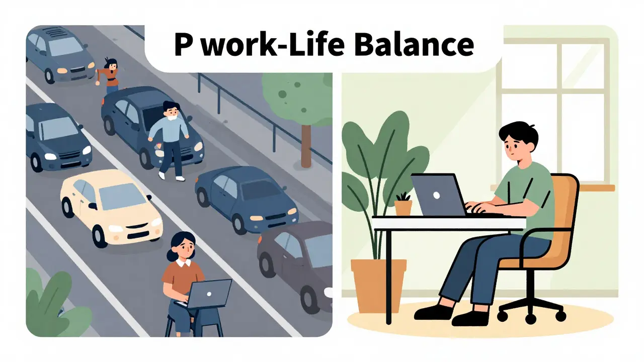 Ilustrace rovnováhy práce a života s home officem