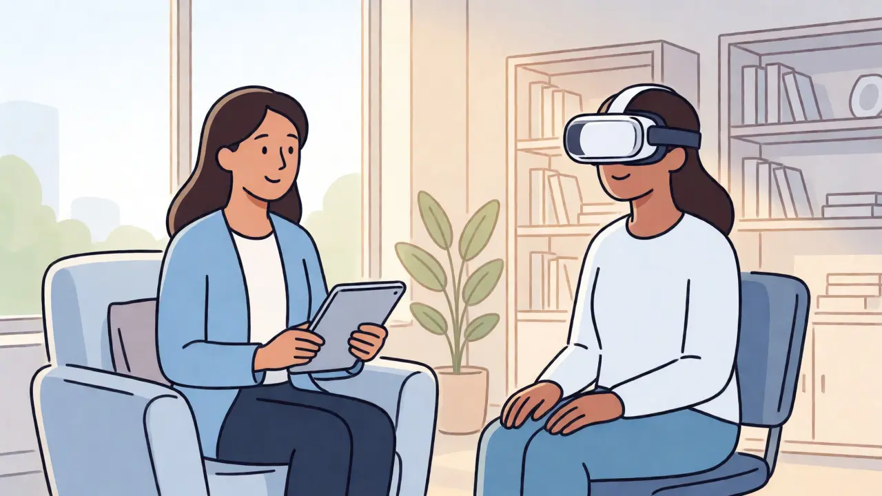Virtuální realita v psychoterapii: Jak VR mění online léčbu